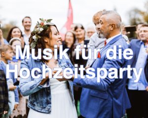 Musik für die Hochzeitsparty